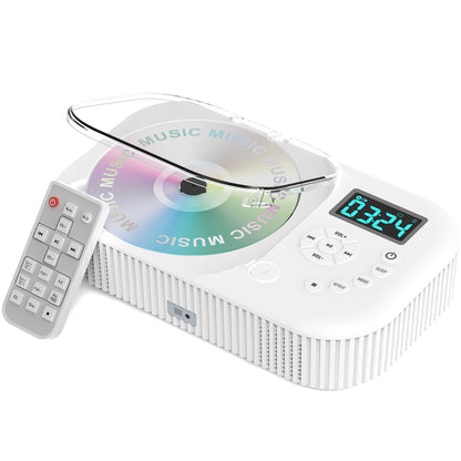 Jazmm Portable CD Player, Rechargeable Bluetooth CD Players for Home & Car